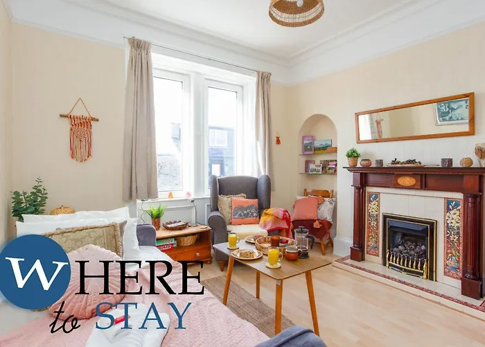 Bright 2Bed Apartment In Galashiels City Centre